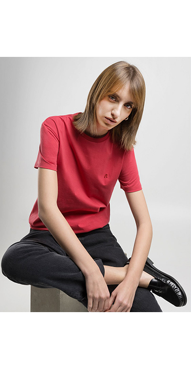 レギュラーフィットRロゴ ベーシックジャージーTシャツ 詳細画像